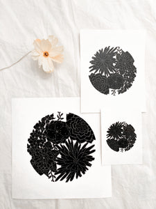 Flower Circle Print